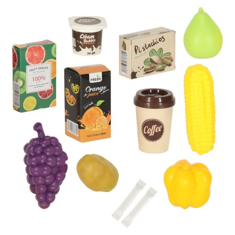 Kasa fiskalna dla dzieci supermarket sklep skaner kalkulator koszyk z akcesoriami 36 el.