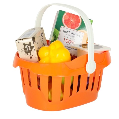 Kasa fiskalna dla dzieci supermarket sklep skaner kalkulator koszyk z akcesoriami 36 el.