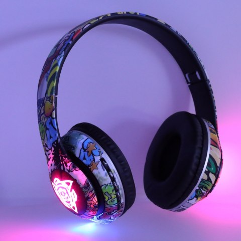Słuchawki bezprzewodowe nauszne P35 Bluetooth LED Gaming Sport