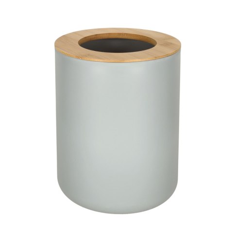 Zestaw łazienkowy szczotka do WC dozownik mydła mydelniczka kubek 6 elementów szary