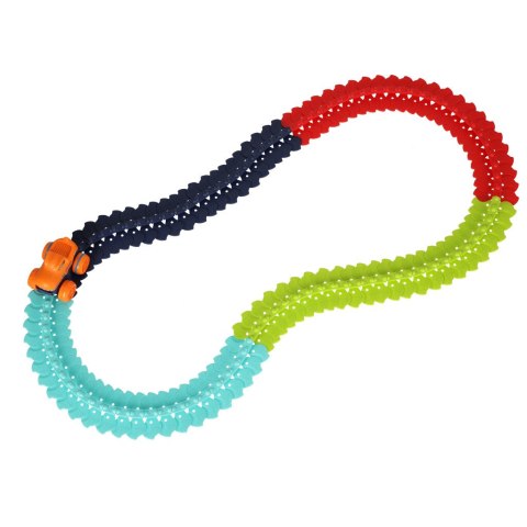 Tor wyścigowy elastyczny samochodowy auta zjeżdżalnie 102el. 132cm