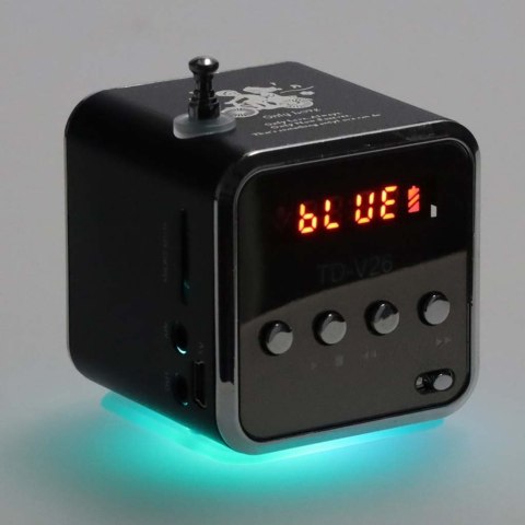 Radio akumulatorowe przenośne głośnik Bluetooth LCD TD-V26